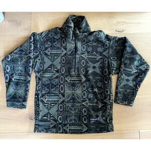 Vintage 90's Patagonia Aztec Synchilla Fleece XS - Rare Find!